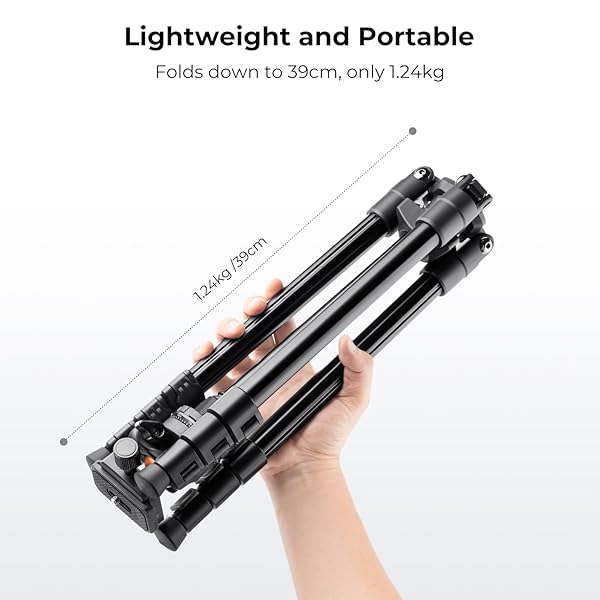 K&F CONCEPT 64 INCH/163 CM CAMERA TRIPOD,LIGHTWEIGHT TRAVEL OUTDOOR DSLR TRIPODS WITH 360 DEGREE BALL HEAD LOAD CAPACITY 17.6 LBS/8 KG,CELLPHONE CLIP FOR SMARTPHONE LIVE STREAMING VLOG O234A1+BH-36