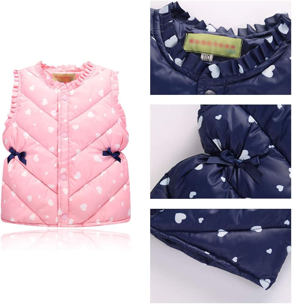 baby girl sleeveless jacket