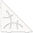 Schluter Systes Triangular Corner Shelf-E - Curve Design - Brushed