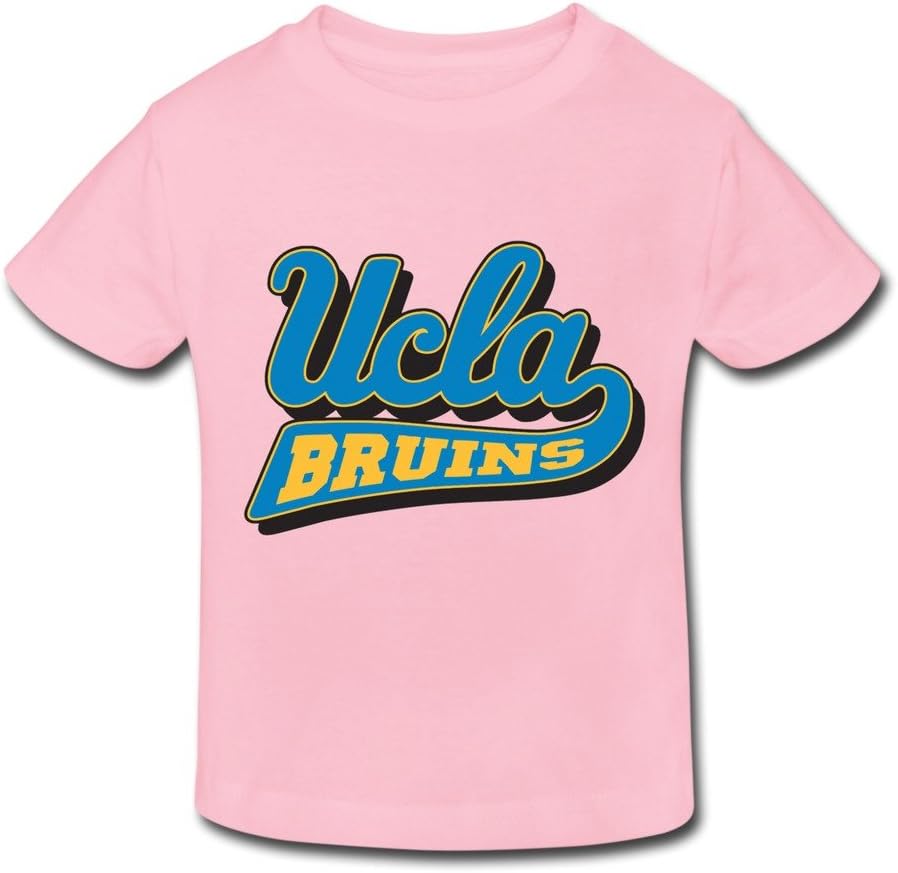 HEJX Toddler Kids Cute Ncaa UCLA Bruins T-Shirts LightPink Age 4 Toddler