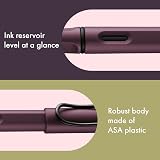 LAMY Safari Scarlet Fountain Pen Left-Handed Nib M with T10 Blue Cartridges view 3