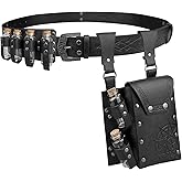 EpicCos Medieval Alchemy Belt Waist Pack Combo with Multiple Potion Bottles, Viking Rivet Belt Side Pouch for Cosplay