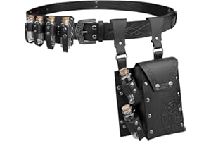 EpicCos Medieval Alchemy Belt Waist Pack Combo with Multiple Potion Bottles, Viking Rivet Belt Side Pouch for Cosplay