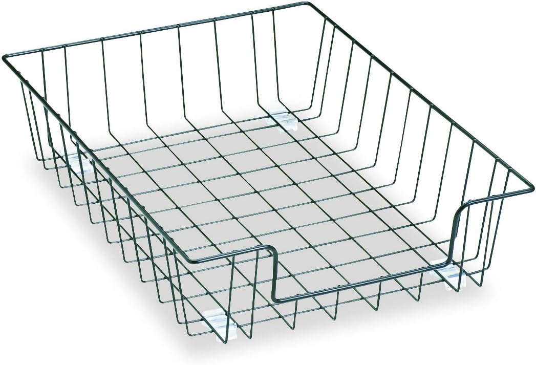 Fellowes Workstation Letter Size Desk Tray Organizer, Wire, Black (60112) : Office Desk Trays : Office Products