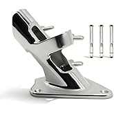 Jecoupoon 1 Inch Heavy Duty Flag Pole 316 Stainless Steel Holder Outdoor Flag Holder Flag Pole Mount