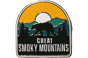 Vagabond Heart Great Smoky Mountains National Park Enamel Pin - Great Smoky Mountains Souvenir - Smoky Mountains Pin
