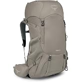 Osprey Renn 50L Women's Backpacking Backpack, Gray OS | hiking pack, camping gear, overnight trail pack, Gray color, OS size