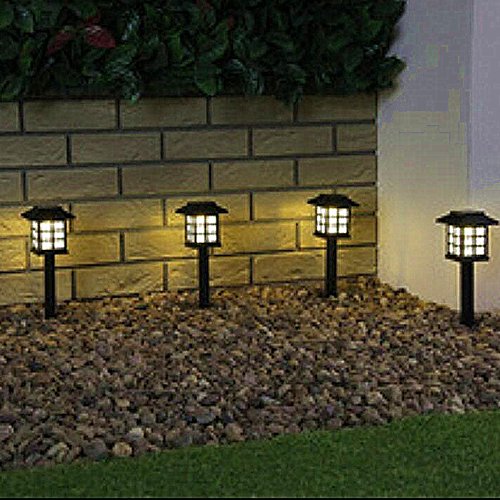 Sogrand Solar Lights Outdoor Pathway Decorative Garden Stake Light Upgraded Warm White LED Brgiht Decorations Stakes Walkway Lamp for Patio Outside Landscape Driveway Path Yard 8Pack - Thumbnail 2