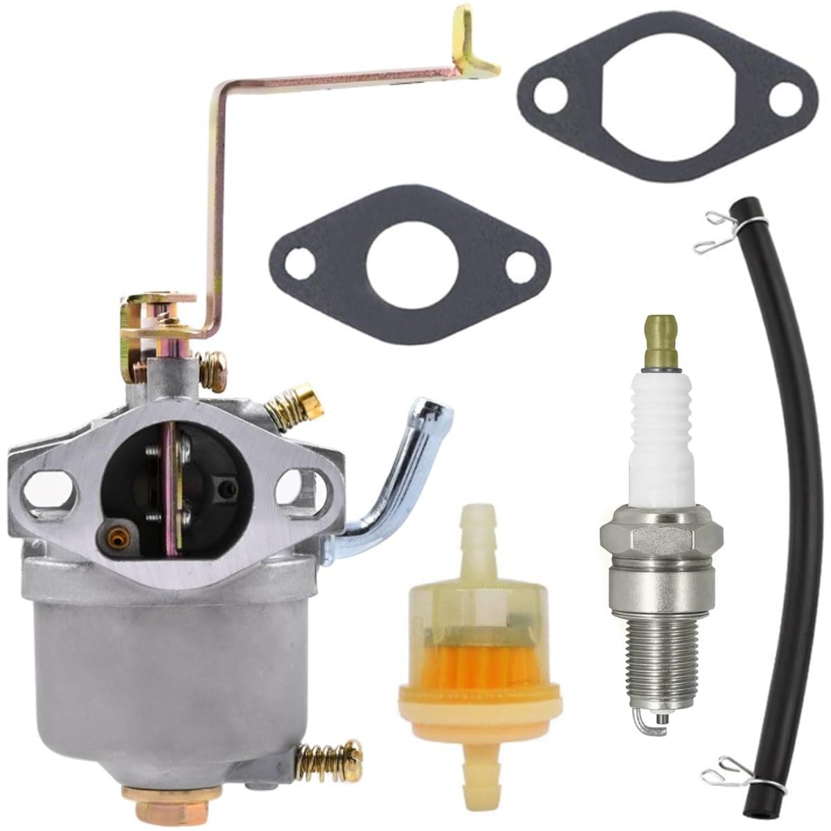 Qiuwanzia 60338 Carburetor,for Harbor Freight Chicago Electric Storm CAT 700 800 900 Watts 2HP 63CC Generator 2 Stroke,66619 69381 63cc 64cc 2HP Generator