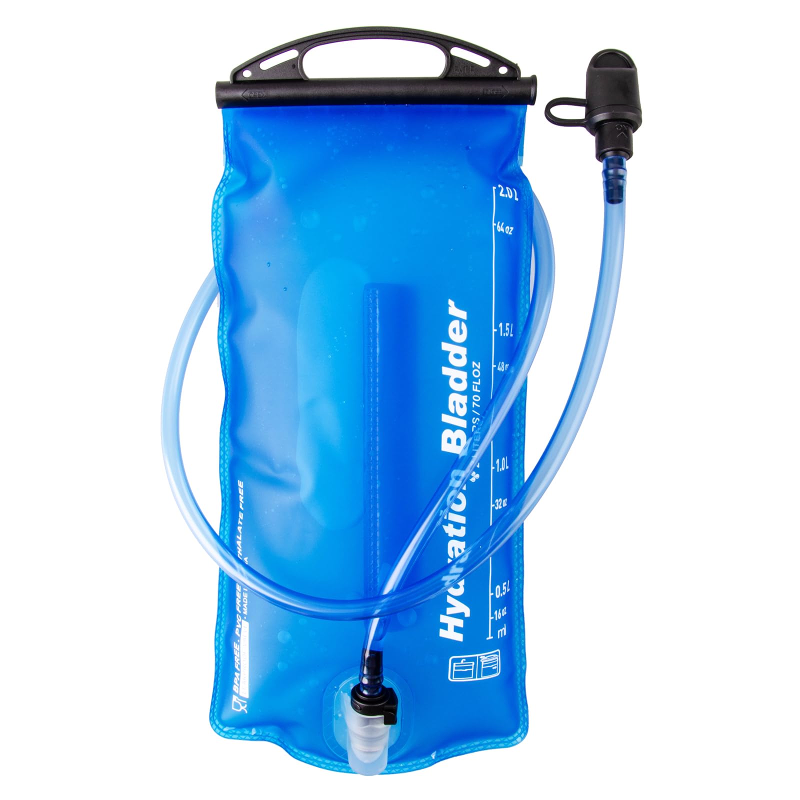 TRIWONDER Hydration Bladder Water Bladder Leakproof Water Bag Folding Soft Flask Hydration Pack for Running Cycling Hiking Camping (A# TPU - 3L)