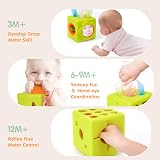 Hahaland Silicone Baby Tissue Box Toy 6-12 Months 6-IN-1 Montessori view 8