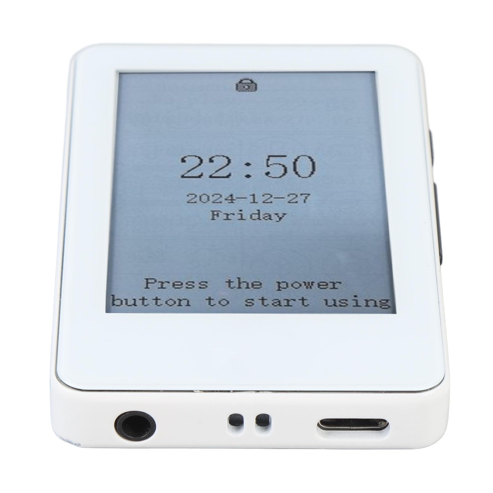 Ink Screen Book Reader, EInk Display, Portable Electric Reader with 2.7 Inch Touchscreen, BT MP3 Player, Long Battery Life Music Playback