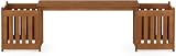 Furinno Outdoor Planter Box with Seater Wood Natural 173.99 W x 45.46 H x 40.13 view 8