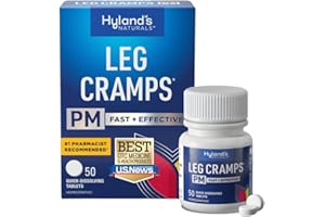 Hyland's Naturals, PM Tablets, Nighttime Formula, Natural Relief of Calf, Foot and Leg Cramps at Night, Quick Dissolving Tablets, 50 Count