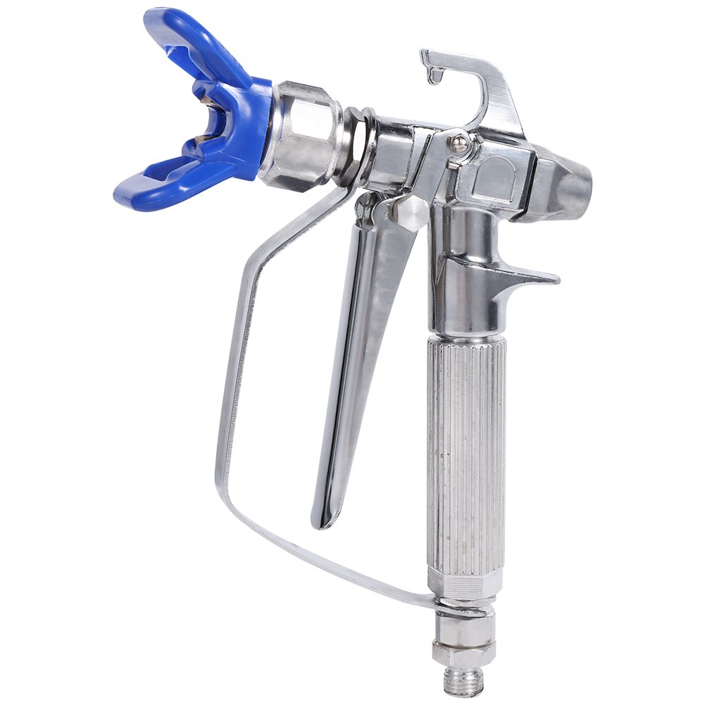 High Pressure Airless Spray Gun, Stainless Steel Car Body Coating Sprayer Machine with Spray Mount & Ergonomic Trigger