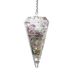 Fluorite Orgone Crystal Pendulums for Divination