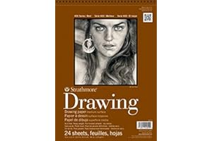 Strathmore STR-400-6 24 Sheet No.80 Drawing Pad, 12 by 18"