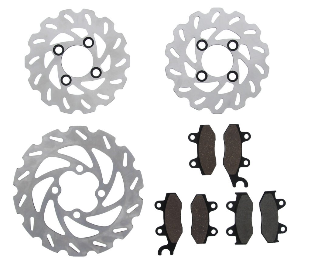 Yamaha Pads Brake and Rotors Brake Sport Rear and Front YFZ450R 2009