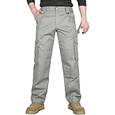 TICOMELA FR Pants for Men Flame Resistant Pants 7.5oz Lightweight (9 Pockets) Multi-Pocket Pants