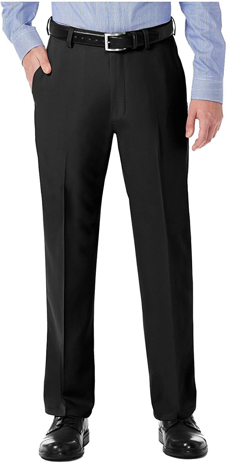 Haggar H26 Men's Performance 4 Way Stretch Straight Fit Dress Pants