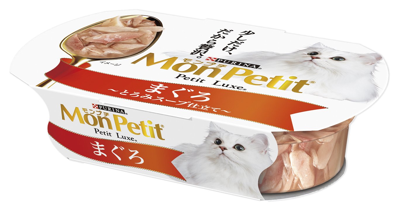 モンプチ プチリュクスカップ 成猫用 まぐろ とろみスープ仕立て 57g×48個入り (ケース販売) [キャットフード]商品画像