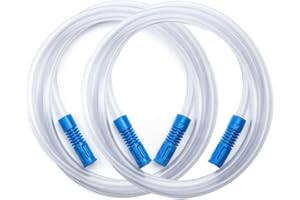 LA MIERE 2Pcs Suction Connection Tube, Suction Collection tubing (F28) 60” X 1/4” ID