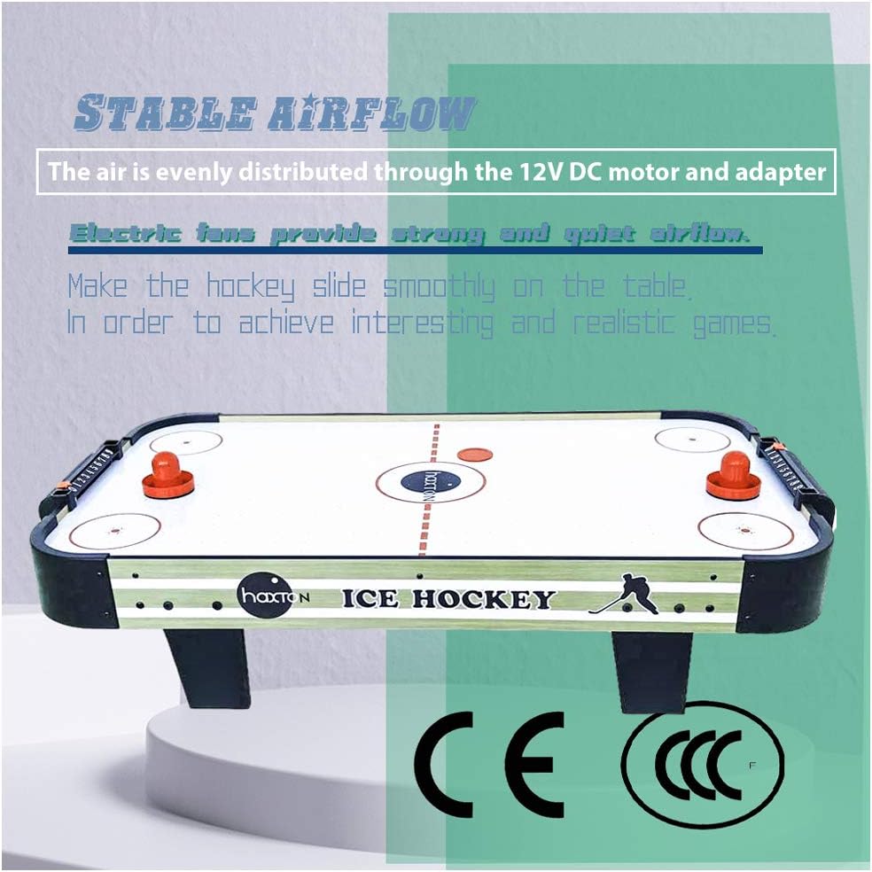 haxTON Air Hockey Table Accessories Sets with 4 Size Pucks and 2 Plastic Lightweight Goalies Replacement Accessories for Air Hockey Game Tables (Mini air Hockey Table) : Sports & Outdoors
