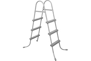Bestway Flowclear Above Ground Swimming Pool Ladder 42" | Corrosion-Resistant Metal Frame