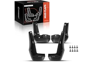 A-Premium Set of 4PCS Mud Flaps Splash Guards Mudguards Mudflaps Compatible with Honda Civic 2017 2018 2019 2020 2021, Hatchb