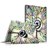 Fintie iPad Pro 9.7 Case - 360 Degree Rotating Stand Case with Smart Cover Auto Sleep / Wake Feature for Apple iPad Pro 9.7 Inch (2016 Version), Love Tree