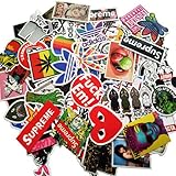 Sticker Pack [100pcs],Sanmatic Sticker Decals Vinyls for Laptop,Cars,Motorcycle,Bicycle,Skateboard Luggage,Bumper Stickers Hippie Decals Bomb Waterproof ... (D)