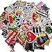 Sticker Pack [100pcs],Sanmatic Sticker Decals Vinyls for Laptop,Cars,Motorcycle,Bicycle,Skateboard Luggage,Bumper Stickers Hippie Decals Bomb Waterproof ... (D)