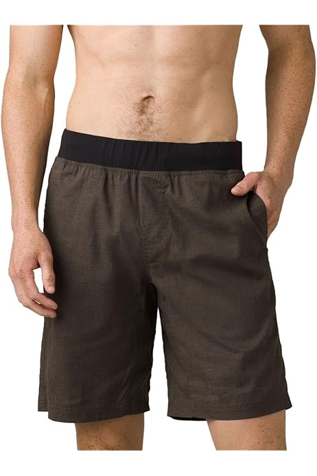 prAna Men's Bay Ridge Short, Noir 