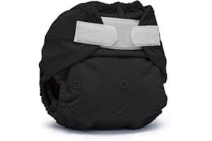 Kanga Care Rumparooz Double Leg Gusset Reusable Cloth Diaper Cover One Size Aplix Phantom 6-35 lbs