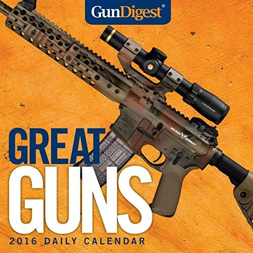 2016 GunDigest's Great Guns DAILY Box / PAGE-A-DAY Desk Calendar