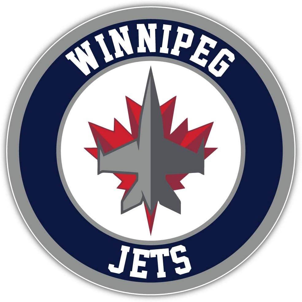 Logo Sport Car Bumper Decal 5 X 5 Winnipeg City Jetzz Hockey DieCut