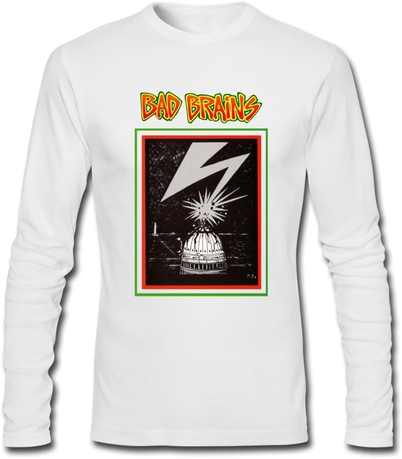 Punk Band Bad Brains T Shirts Long Sleeve For Men