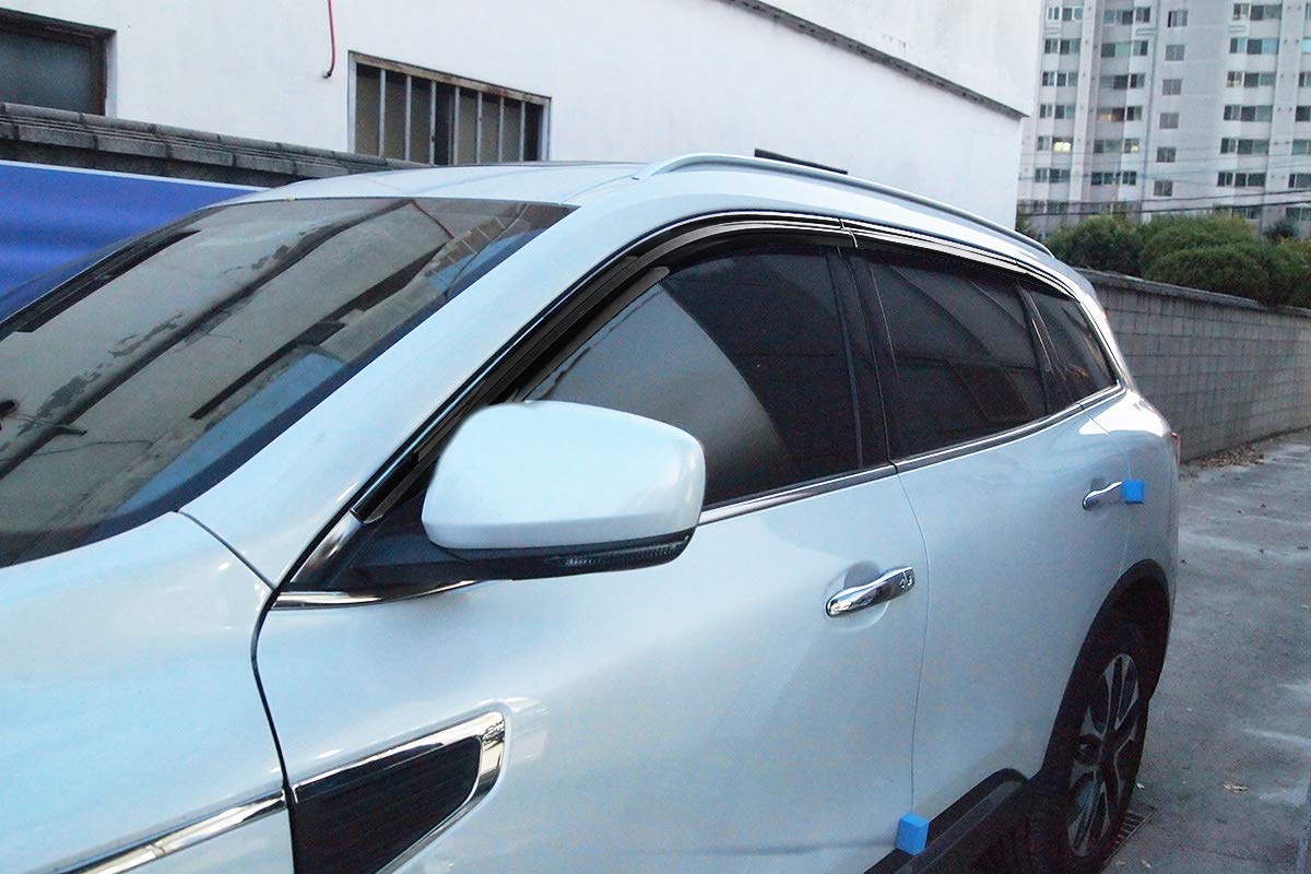 AUTO CLOVER Wind Deflectors Set for Renault Koleos 2016+ (6 pieces)