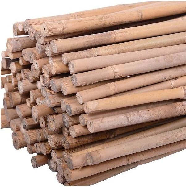 TradeXone Gardens Strong Thick Heavy Duty Professional Bamboo Plant Support Durable Gardener's