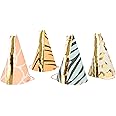 Meri Meri Birthday Party Hats, Pack of 8 Bright and Colorful Cone Birthday Hats for Kids & Adults, Cone Party Hats
