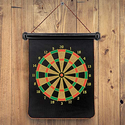 Srenta 13.5" Magnetic Dart Game Set for Kids and Adults - Safe Indoor Stress Relief Game Including Darts, Single Set