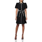 Karl Lagerfeld Womens Comfortable Office Fashion Flirty Dress