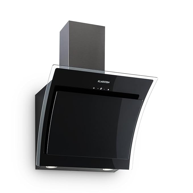 Klarstein Sabia • Wandabzugshaube • Dunstabzugshaube • Abzugshaube • Sicherheitsglas • Abluft/Umluft • 3 Stufen • 600 m³/h Le