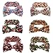 Jiaqee 6 Pack Baby Girl Bowknot Turban Headband Head Wrap Knotted Hair Band Sets …