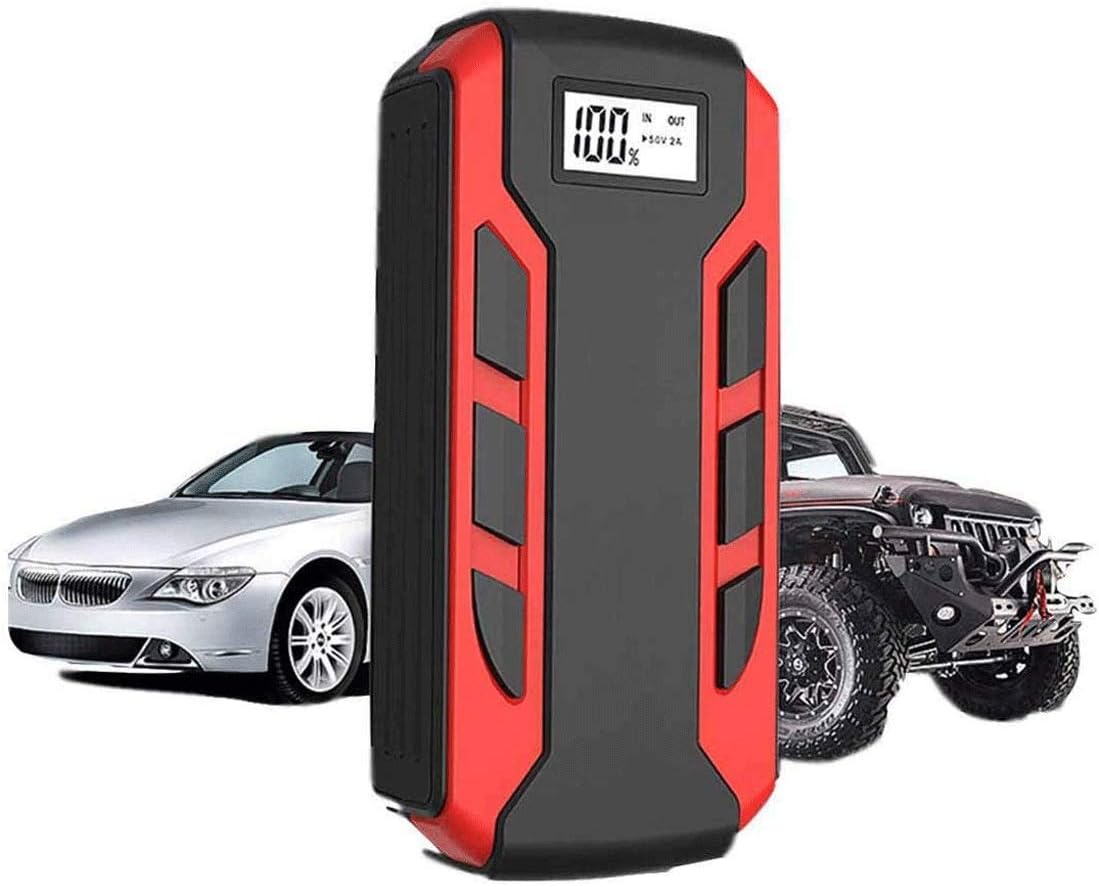 JJSFJH 800A Peak Auto Battery Booster 10000Mah Portable Car Emergency Start Power Supply 12V Multifunction Auto Battery Booster Quick-Charge