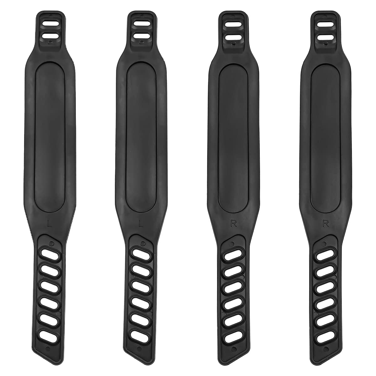 Hsthe Sea 2 Pairs of Exercise Bike Pedal Straps Heavy Duty Adjustable Length Universal Pedal Strap Fits Most Bike Pedals Exercise Bike Bicycle For Home or Gym