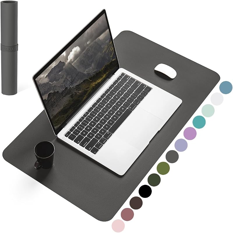 YSAGi Non-Slip Desk Pad 60x35 cm Waterproof PVC Leather Desk Protector