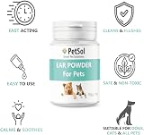 PetSol Fast Acting Ear Powder Large 30g Tub for Pets - External Use view 3