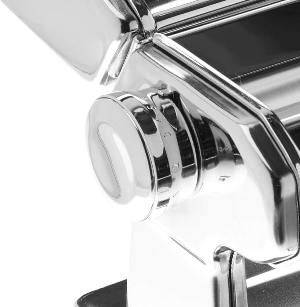 Marcato Atlas 150 Manual Pasta Machine Compatible with Interchangeable Accessory, Alloy, Silver, 40 x 30 x 20 cm - Image 4