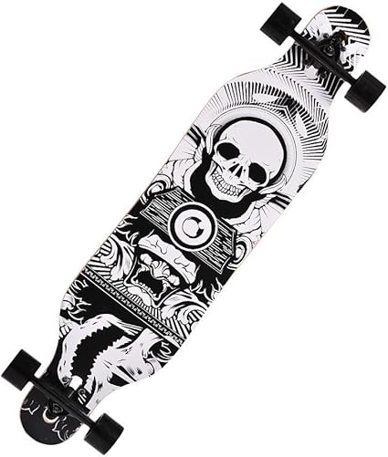 Oldhorse 41 Longboard Cruiser En Bois Imprimer Skateboard Complet Pour Enfants Adultes